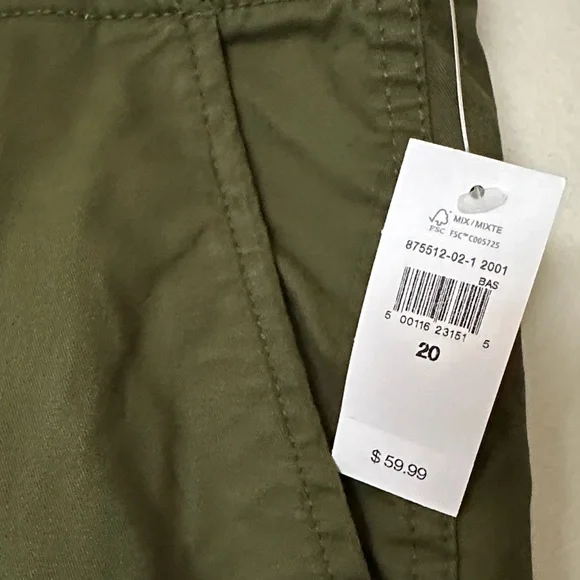 GAP Factory Women’s Downtown Olive Khaki Chinos :: Size 20 - Picture 2 of 7
